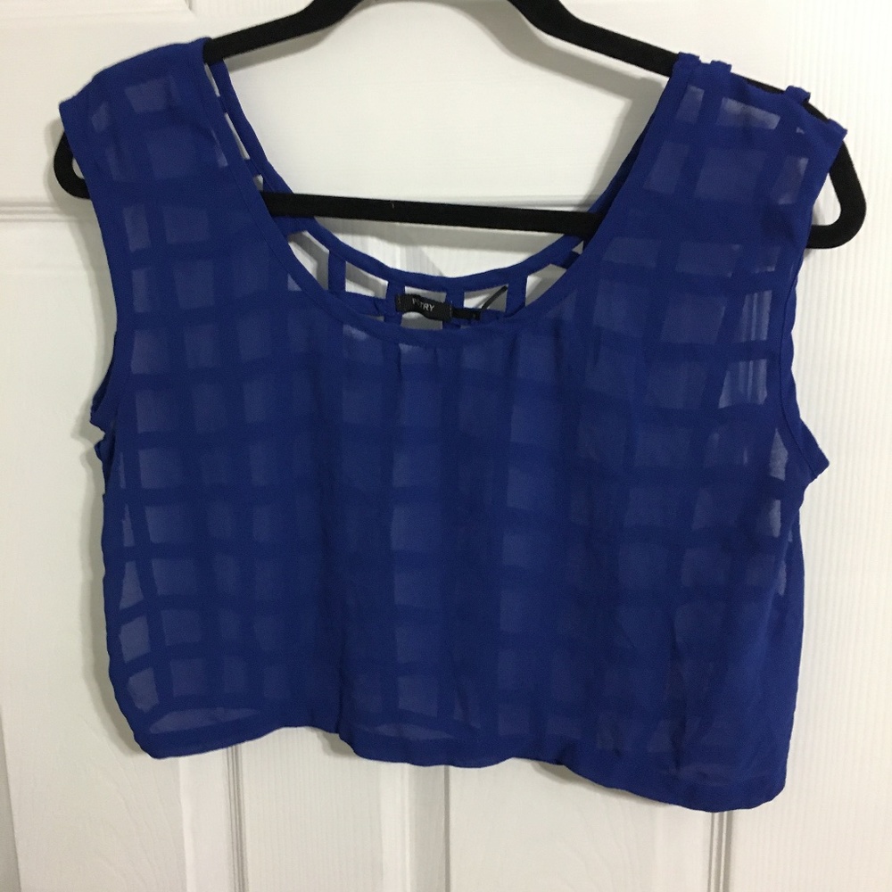 Poetry crop top
